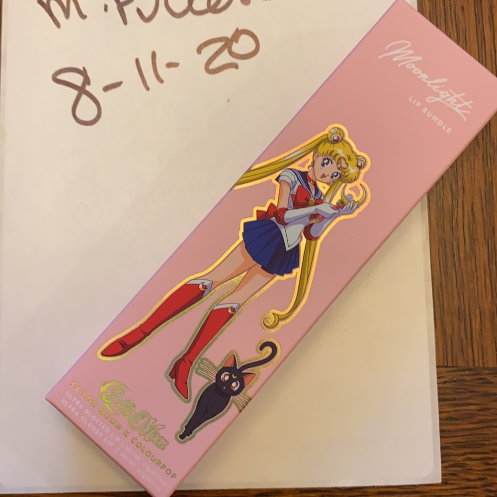 Sailor moon moonlight blotted lip kit by colourpop